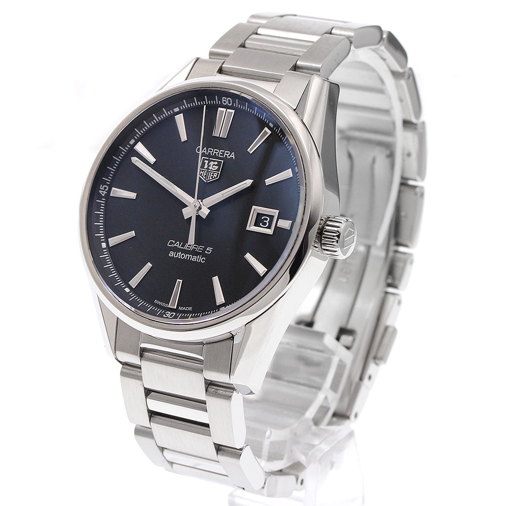 TAG HEUER Carrera Caliber 5 WAR211A-1 black Dial Automatic Men's Watch_938264