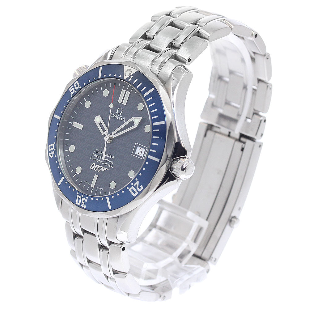 OMEGA Seamaster300 007 James Bond 2537.80 Date Navy Dial Automatic Men's _938266