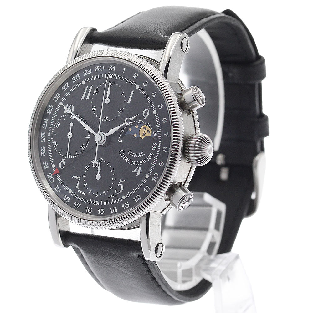 Chronoswiss Luna CH7523 Chronograph Moon Phase black Dial Automatic Men's_938268