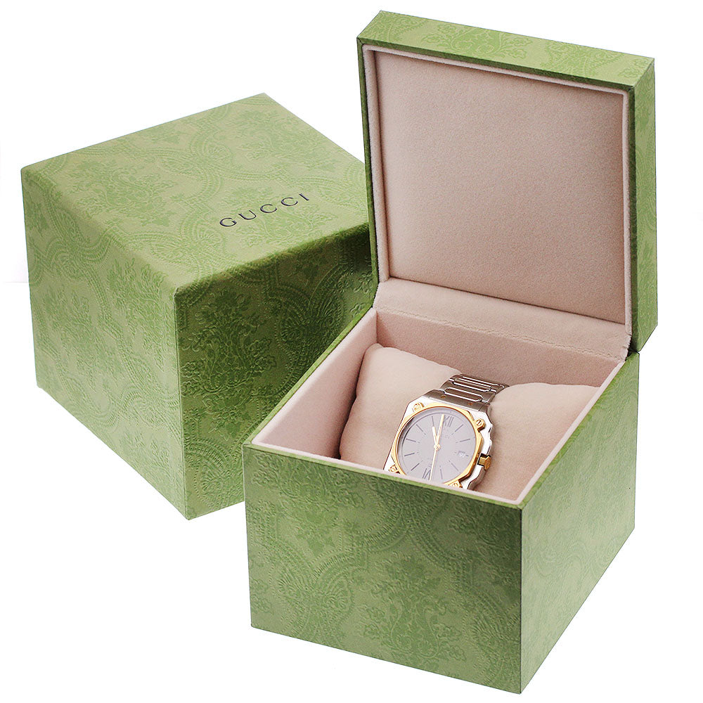 GUCCI G-Flat YA166403 Date beige Dial Automatic Men's Watch_938277