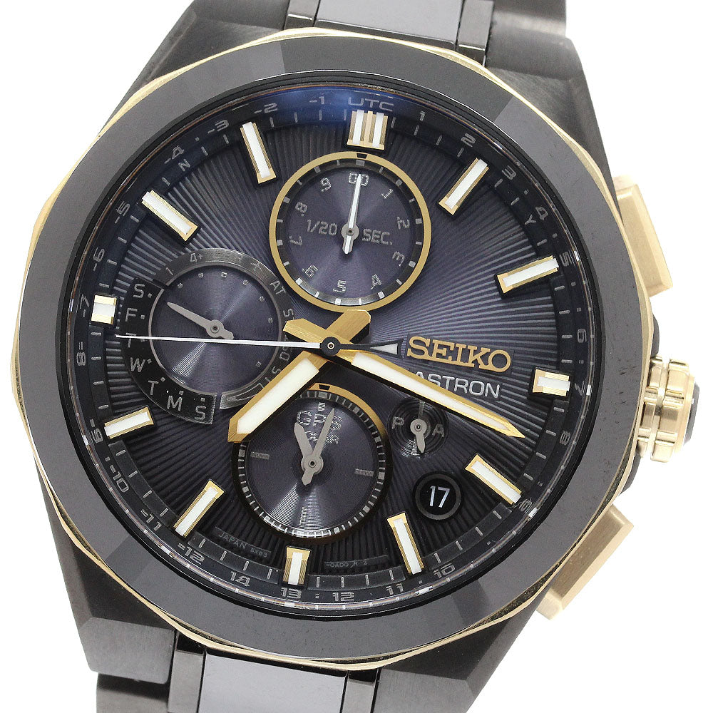 SEIKO Astron Kintaro Hattori SBXC156/5X83-0AB0 Solar Powered Radio Men's_938285