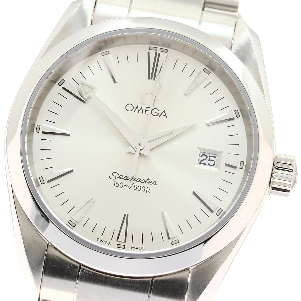 OMEGA Seamaster Aqua Terra 2518.30 Date Silver Dial Quartz Boy's Watch_938317