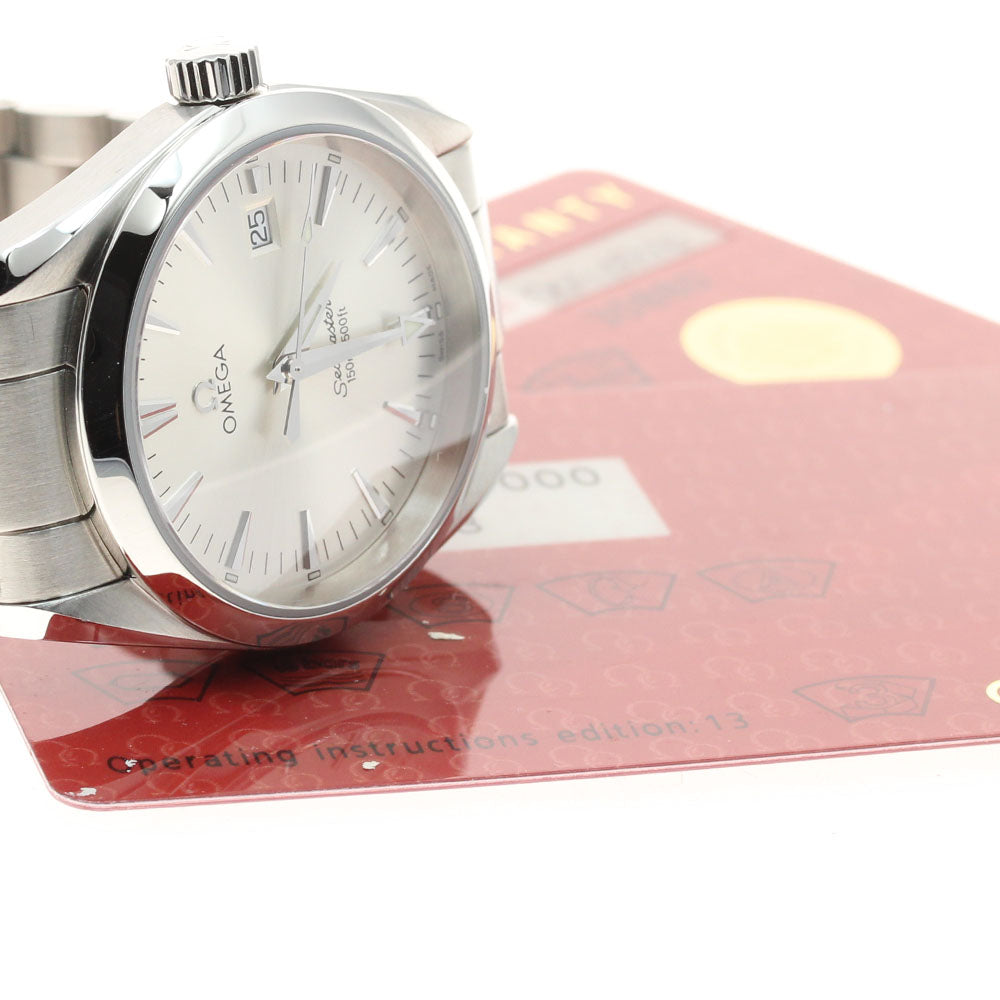 OMEGA Seamaster Aqua Terra 2518.30 Date Silver Dial Quartz Boy's Watch_938317
