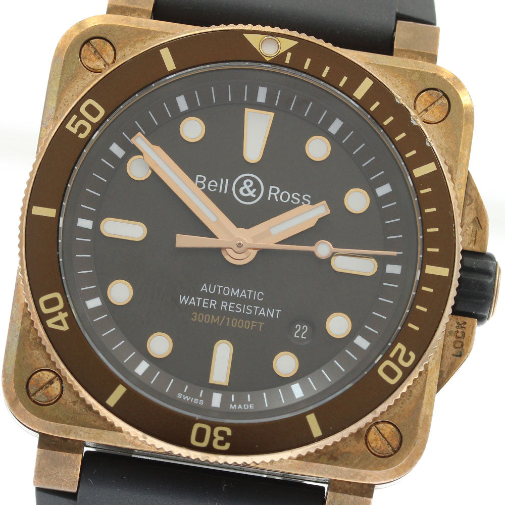Bell＆Ross BR03 Diver BR0392-D-BR-BR/SCA Brown Bronze Automatic Men's_938328