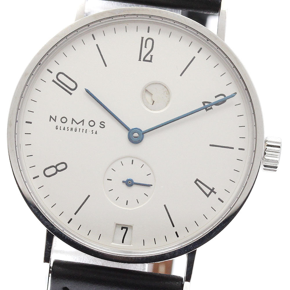 NOMOS Tangent TN1751W2 Power reserve Silver Dial Hand Winding Men's Watch_938348