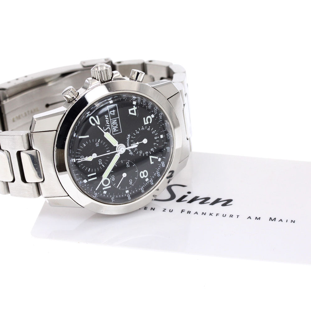 Sinn 103.B.AUTO.POL.TY Chronograph day date black Dial Automatic Men's_938359
