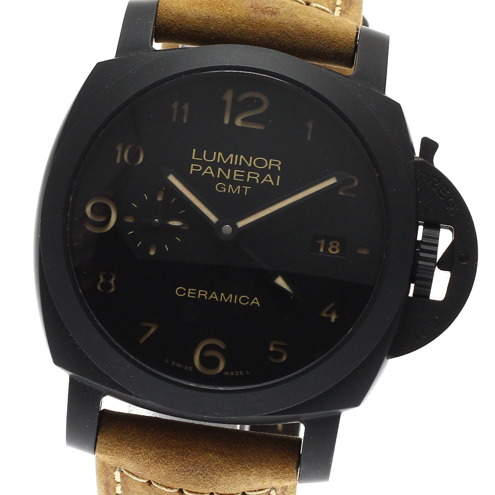 PANERAI Luminor 1950 Ceramica PAM00441 GMT black Dial Automatic Men's_938373