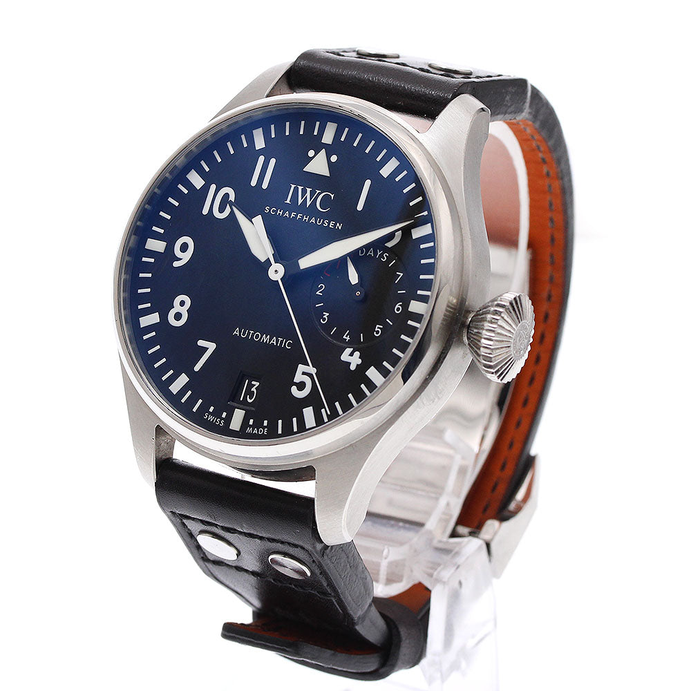 IWC Big pilot watch IW500912 7DAYS Black Dial Automatic Men's Watch_938375