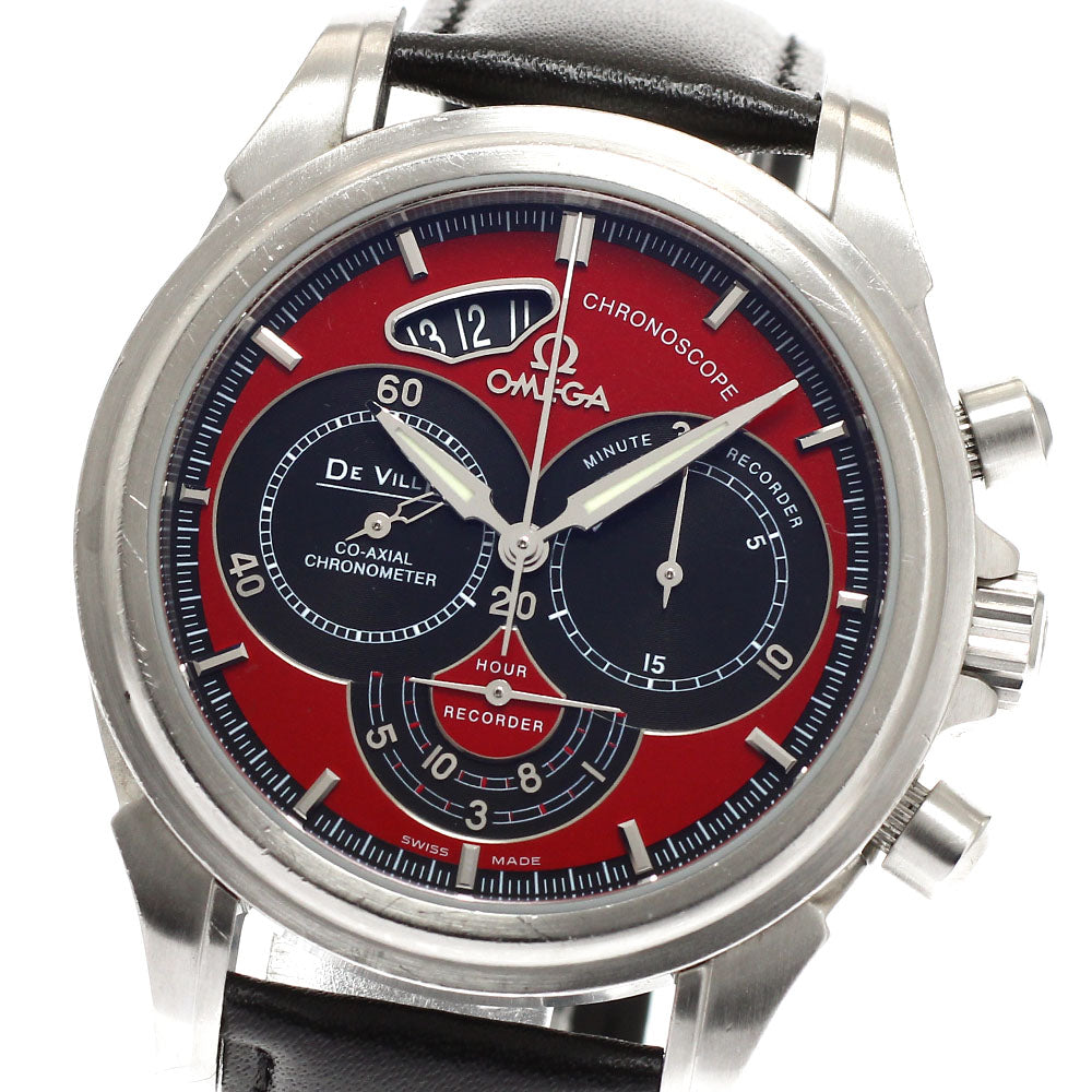 OMEGA De Ville Chronoscope 4851.61.31 Co-Axial Date Automatic Men's Watch_938418