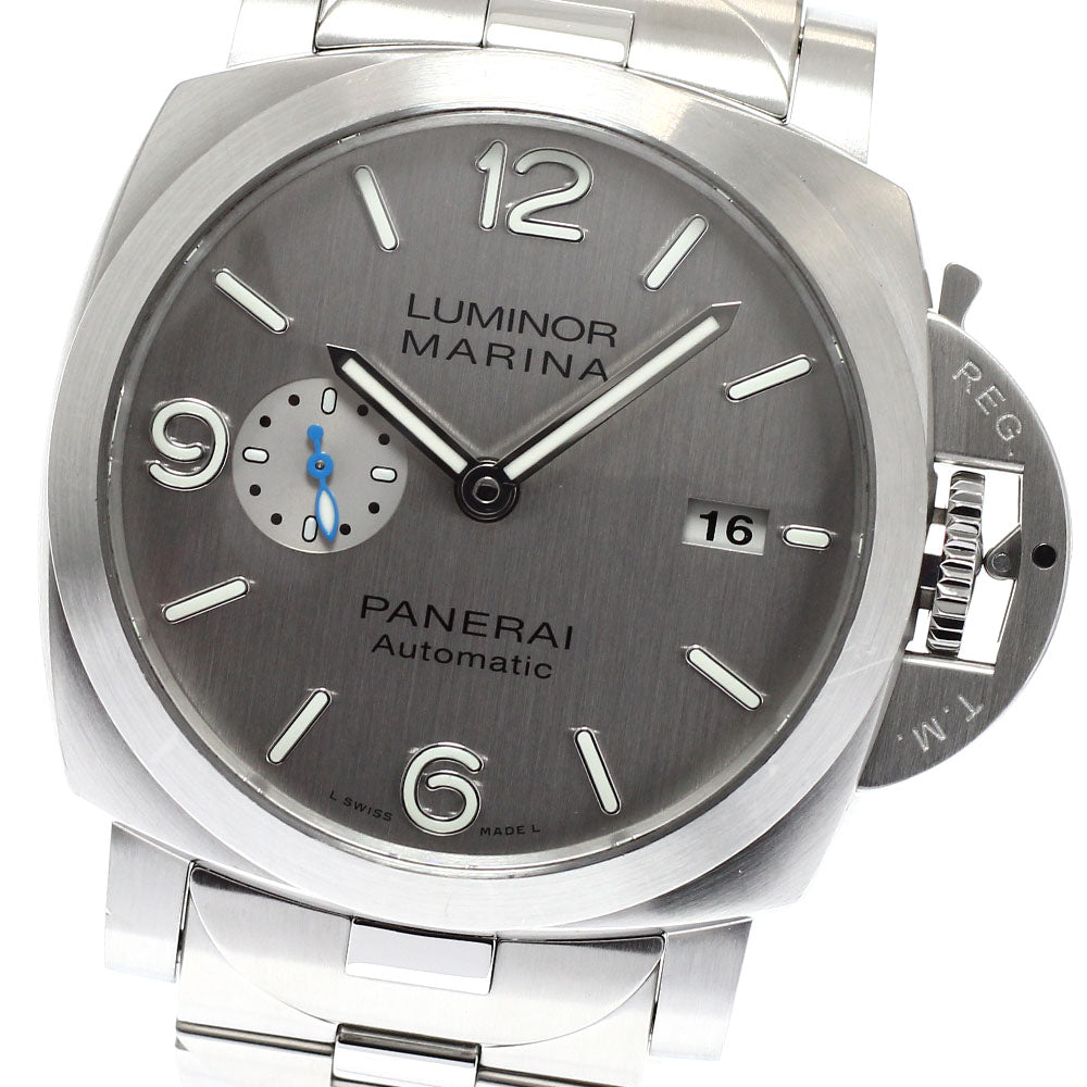 PANERAI Luminor Marina PAM00978 Date Silver Dial Automatic Men's Watch_938426