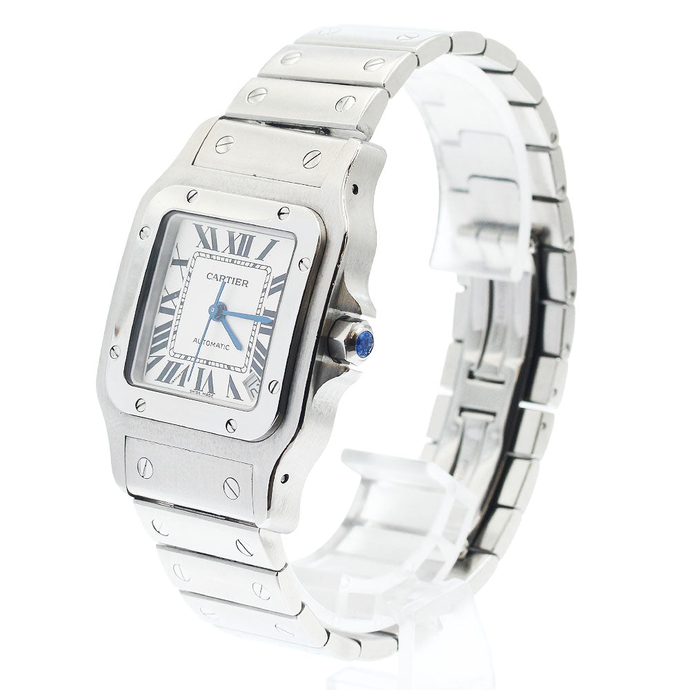 CARTIER Santos GalbeeXL W20098D6 Date Silver Dial Automatic Men's Watch_938438
