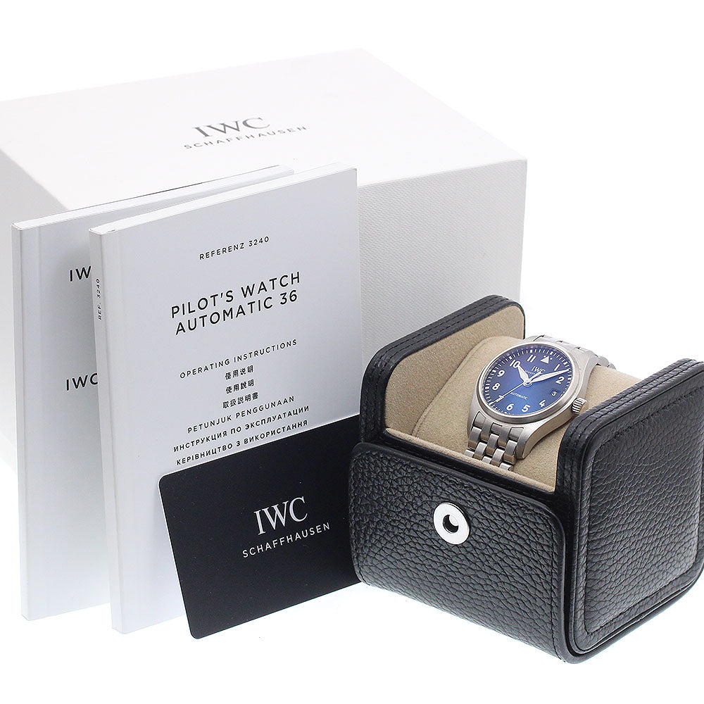 IWC SCHAFFHAUSEN Pilot Watch Automatic 36 IW324010 black Dial AT Boy's_938445