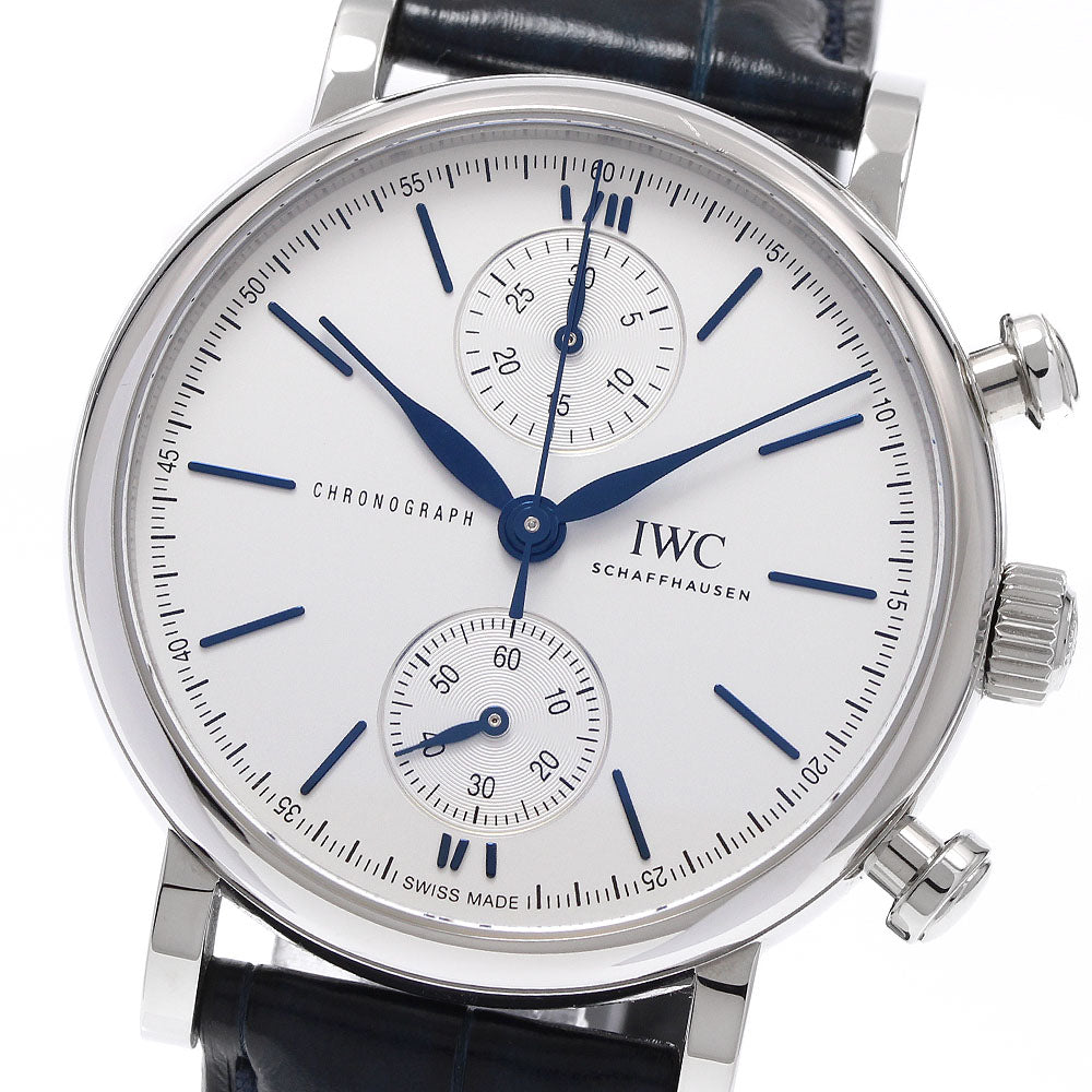 IWC SCHAFFHAUSEN Portofino IW391407 Chronograph 39 Silver Dial Automatic Men's Watch_938447