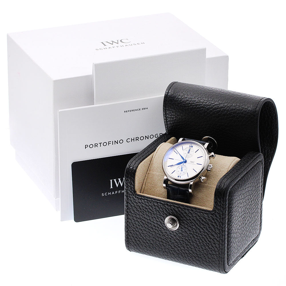 IWC SCHAFFHAUSEN Portofino IW391407 Chronograph 39 Silver Dial Automatic Men's Watch_938447