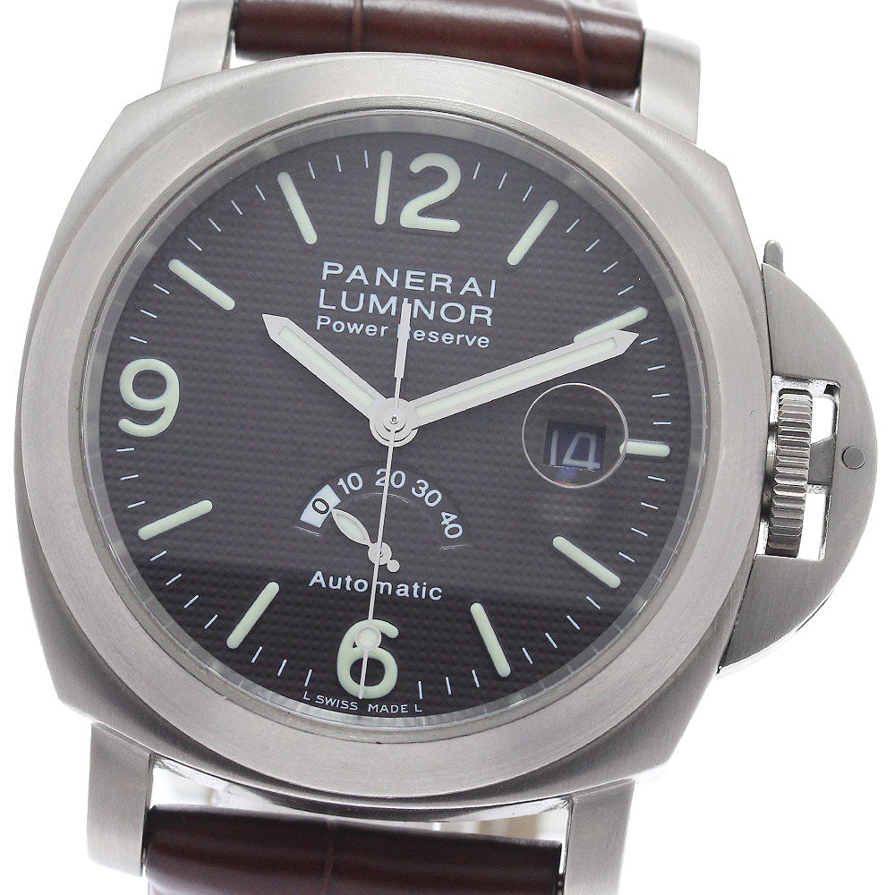 PANERAI Luminor PAM00057 Power reserve Brown Dial Automatic Men's Watch_938448