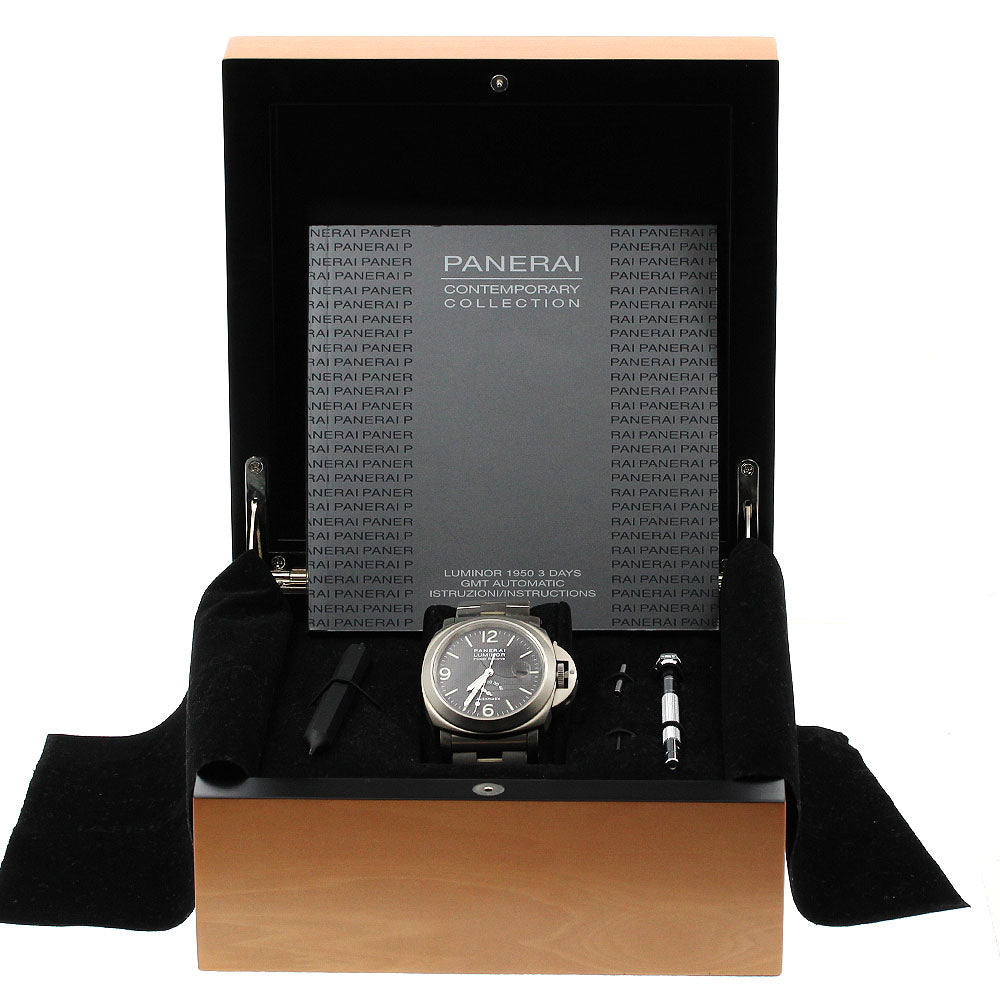 PANERAI Luminor PAM00057 Power reserve Brown Dial Automatic Men's Watch_938448