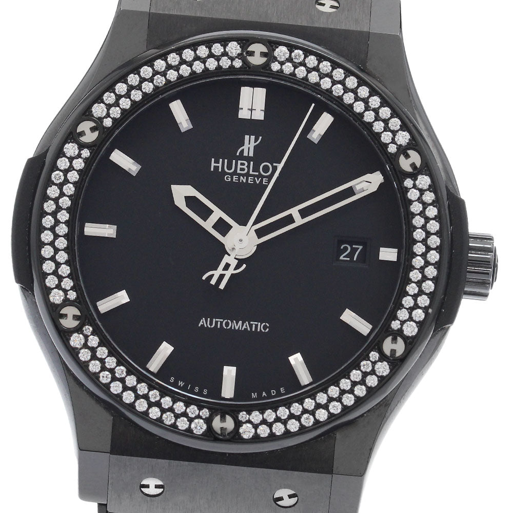 HUBLOT Classic Fusion Black Magic 542.CM.1170.LR.1104 Diamond Bezel black Dial Automatic Men's Watch_938488