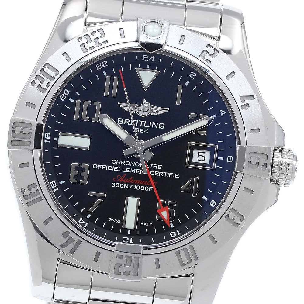 BREITLING Avenger II GMT A32390 Date black Dial Automatic Men's Watch_938508