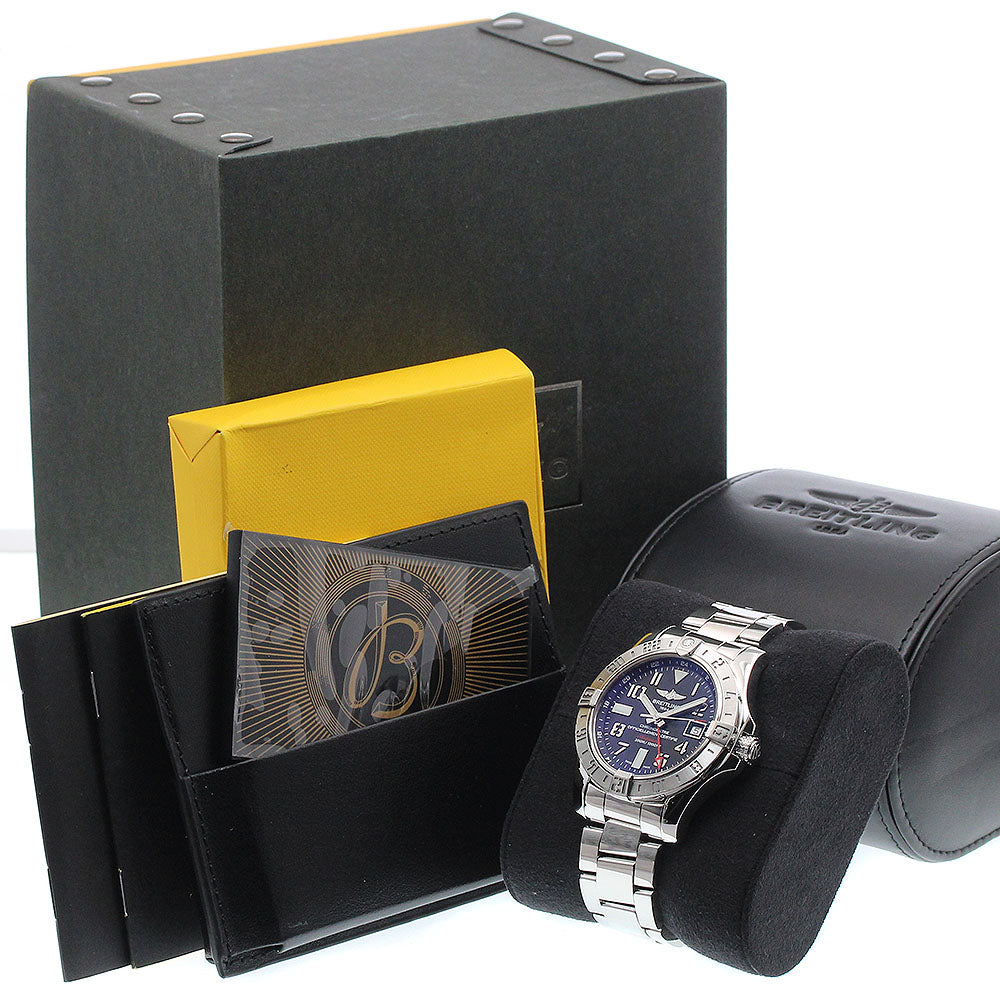 BREITLING Avenger II GMT A32390 Date black Dial Automatic Men's Watch_938508