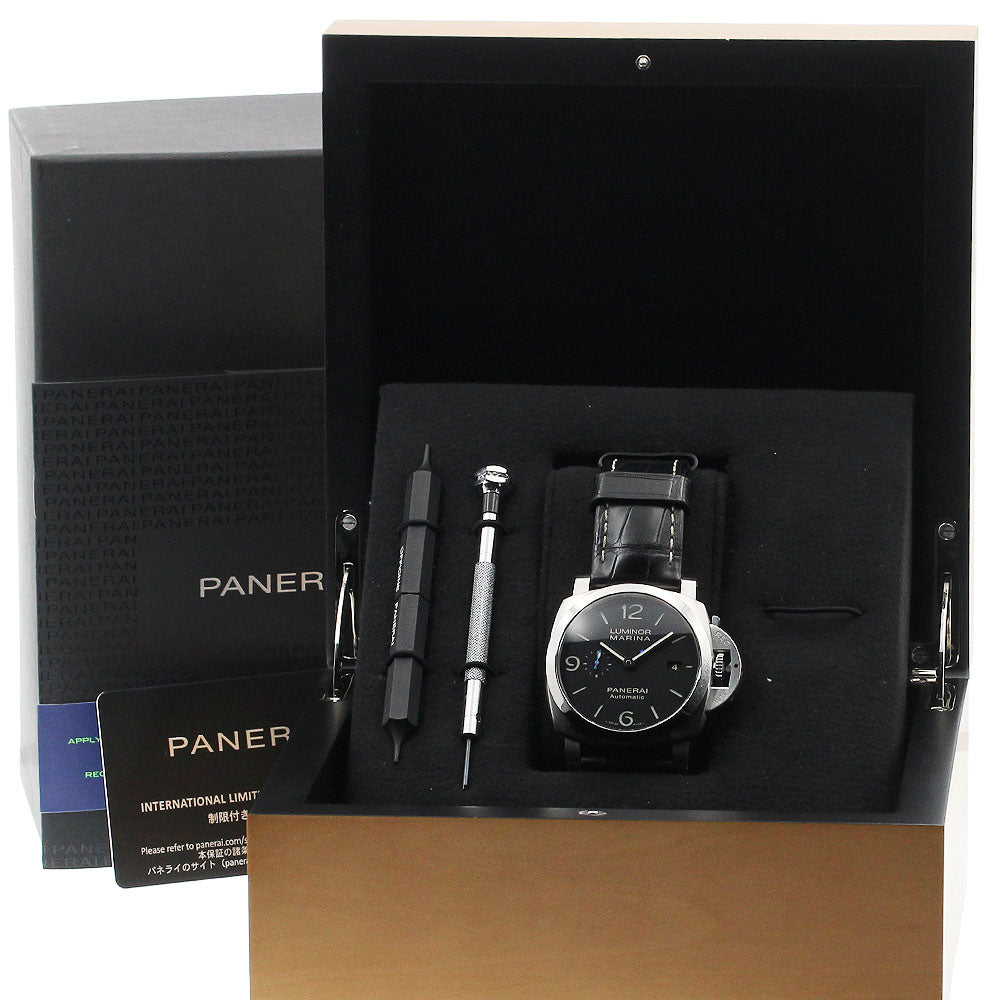 PANERAI Luminor Marina 1950 3DAYS Achaio PAM01312 Date black Dial Automatic Men's Watch_938514