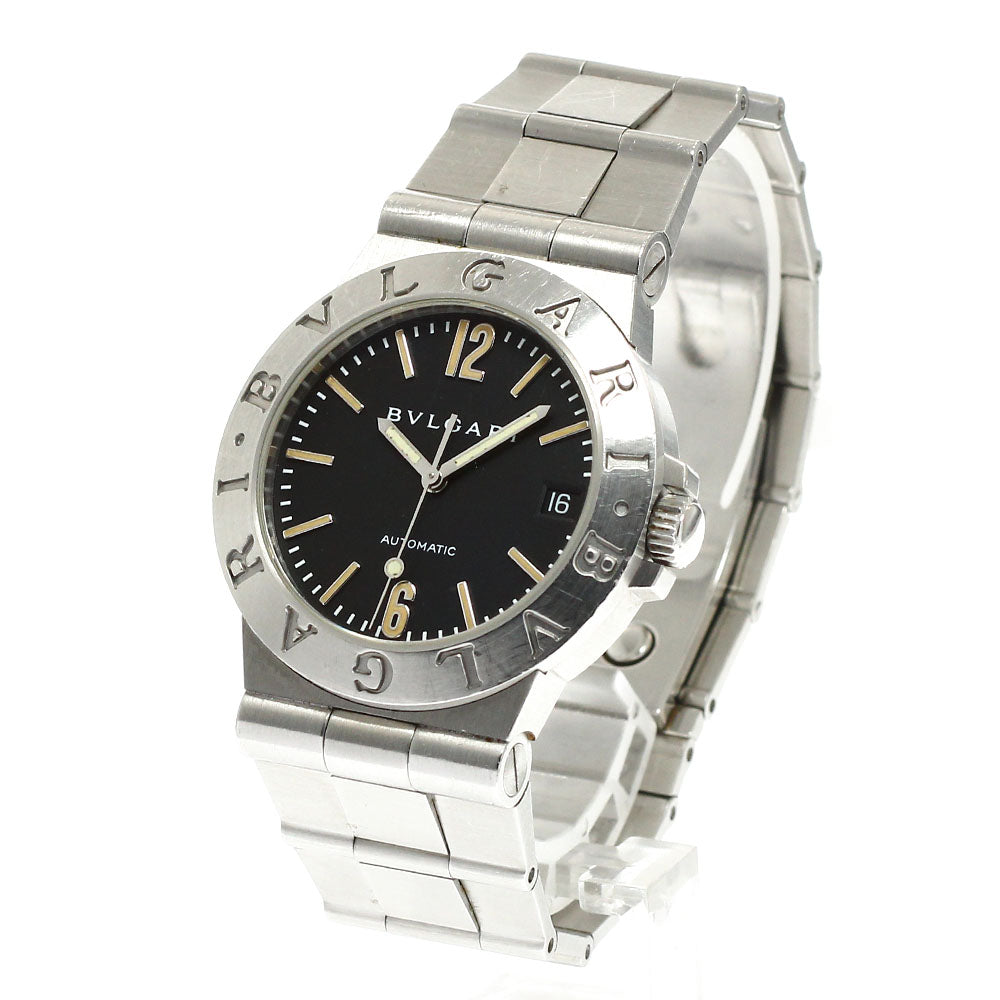 BVLGARI Diagono LCV35S Date black Dial Automatic Men's Watch_938539