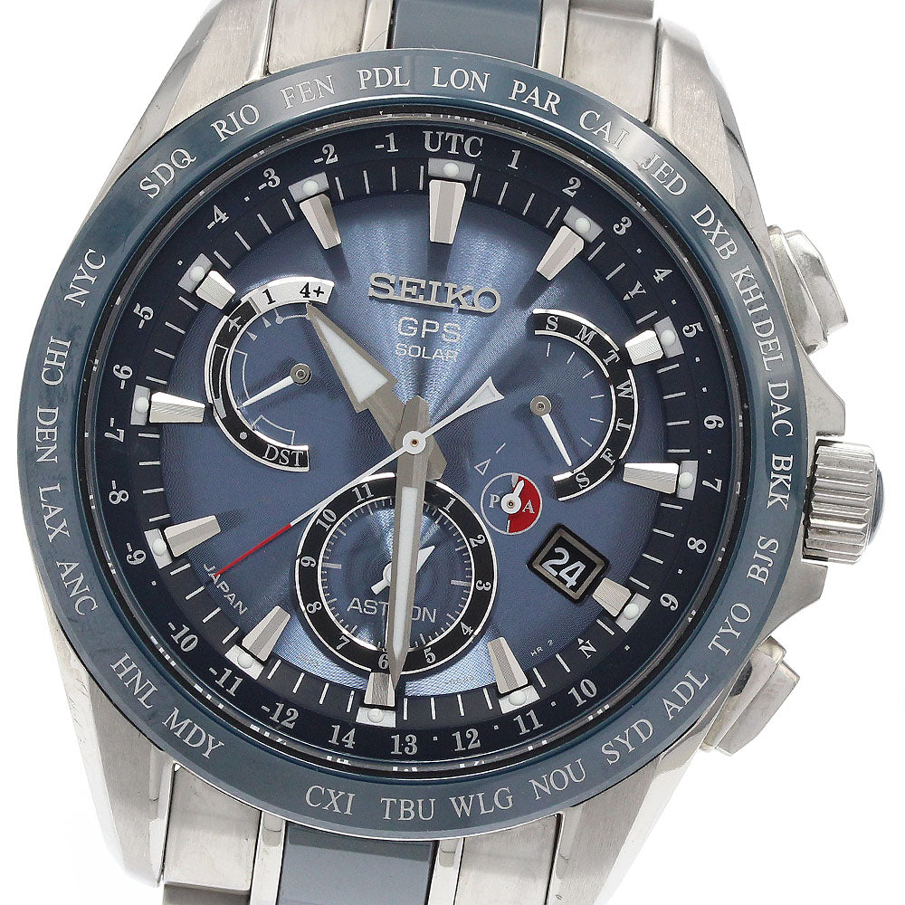 SEIKO Astron 8X series SBXB043/8X53-0AB0-2 Solar Powered Radio Men's_938541