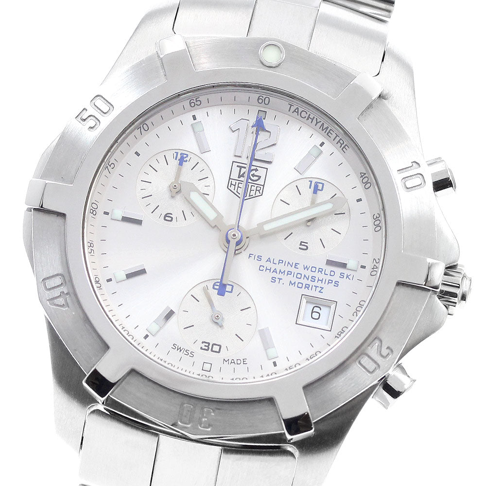 TAG HEUER Exclusive Alpine Skiing ST.MORITZ CN111C Silver Dial Quartz Men's Watch_938547