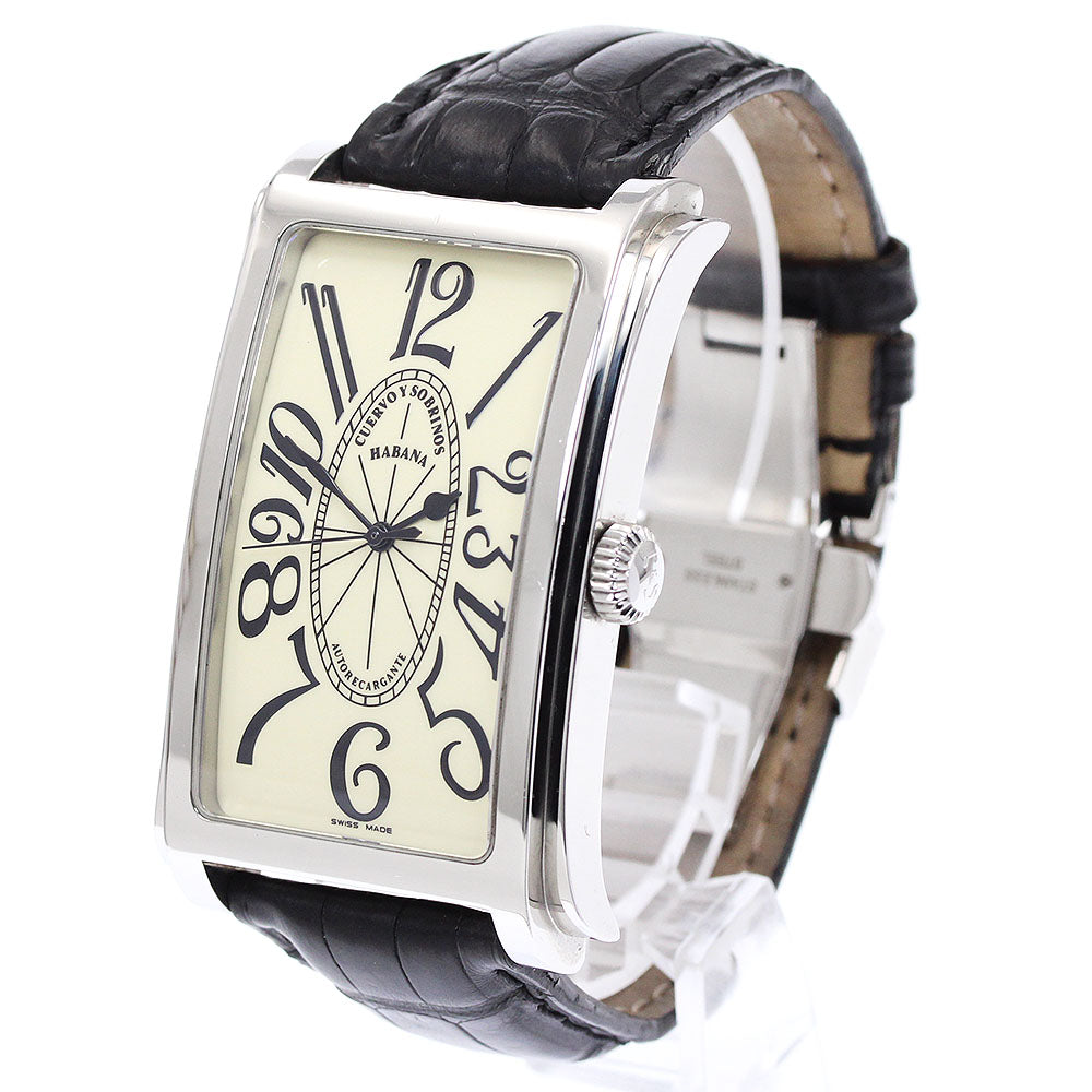 CUERVO Y SOBRINOS Havana Prominente A1011/2 beige Dial Automatic Men's Watch_938554