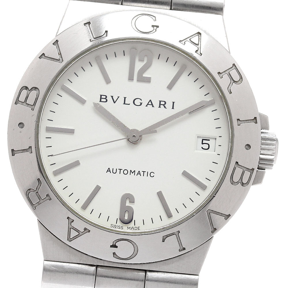 BVLGARI Diagono Sports LCV35S Date white Dial Automatic Men's Watch_938558