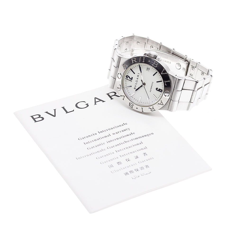 BVLGARI Diagono Sports LCV35S Date white Dial Automatic Men's Watch_938558