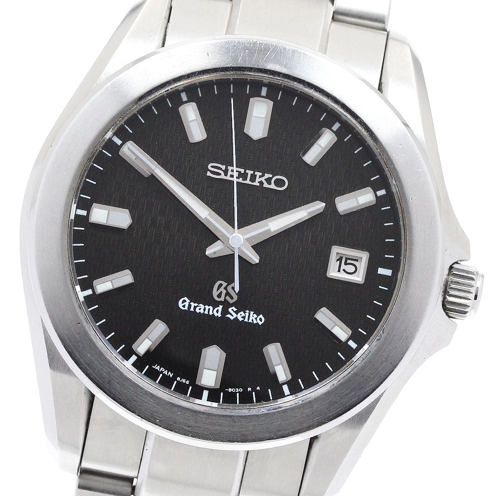 SEIKO Grand Seiko SBGF021/8J56-8020 Date black Dial Quartz Men's Watch_938566