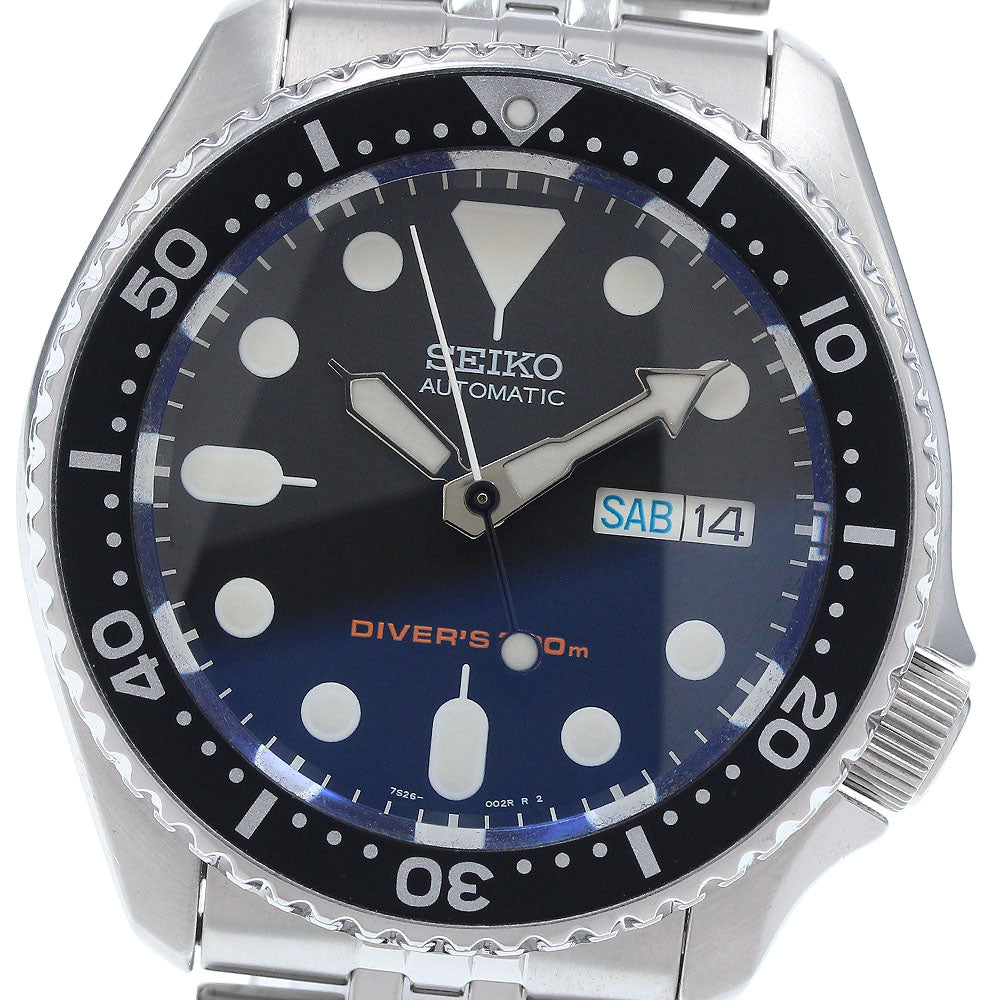 SEIKO Divers Black Boy 7S26-0020 Reimported model Automatic Men's Watch_938573