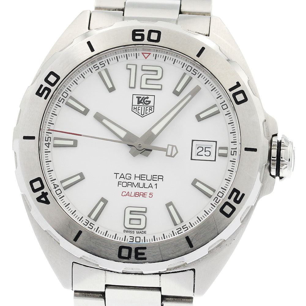 TAG HEUER Formula 1 WAZ2114 Date white Dial Automatic Men's Watch_938575