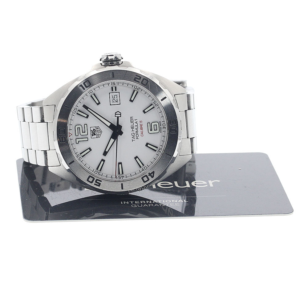 TAG HEUER Formula 1 WAZ2114 Date white Dial Automatic Men's Watch_938575