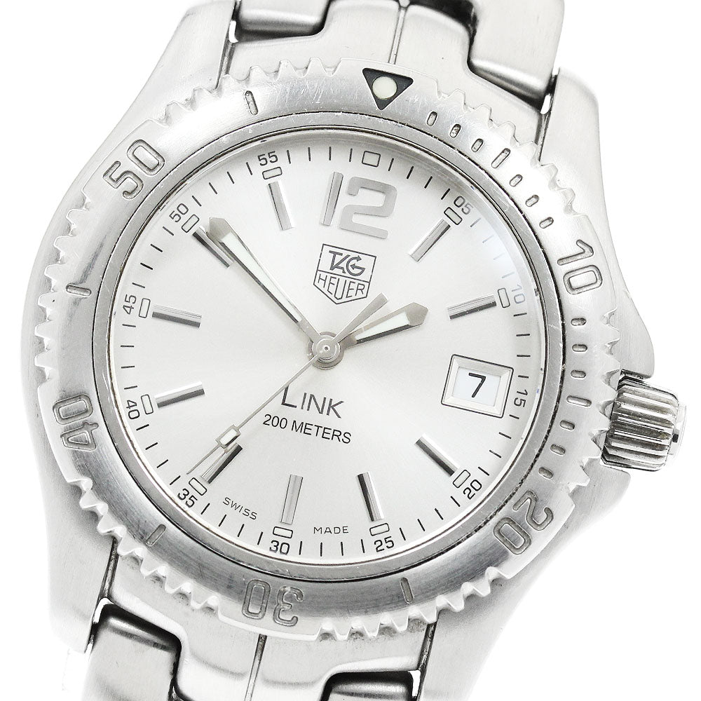 TAG HEUER Link WT1212-0 Date Silver Dial Quartz Men's Watch_938577