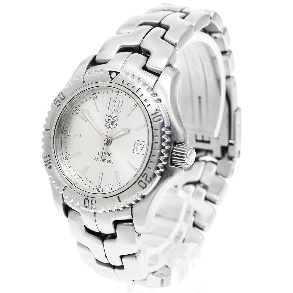 TAG HEUER Link WT1212-0 Date Silver Dial Quartz Men's Watch_938577