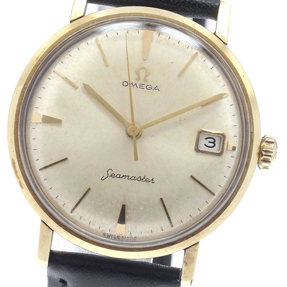 OMEGA Seamaster Date vintage Silver Dial Hand Winding Men's Watch_938592