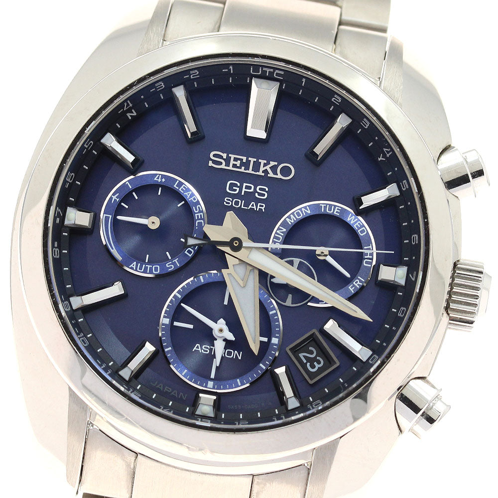 SEIKO Astron SBXC019/5X53-0AJ0 GPS Solar Powered Radio Men's Watch_938595