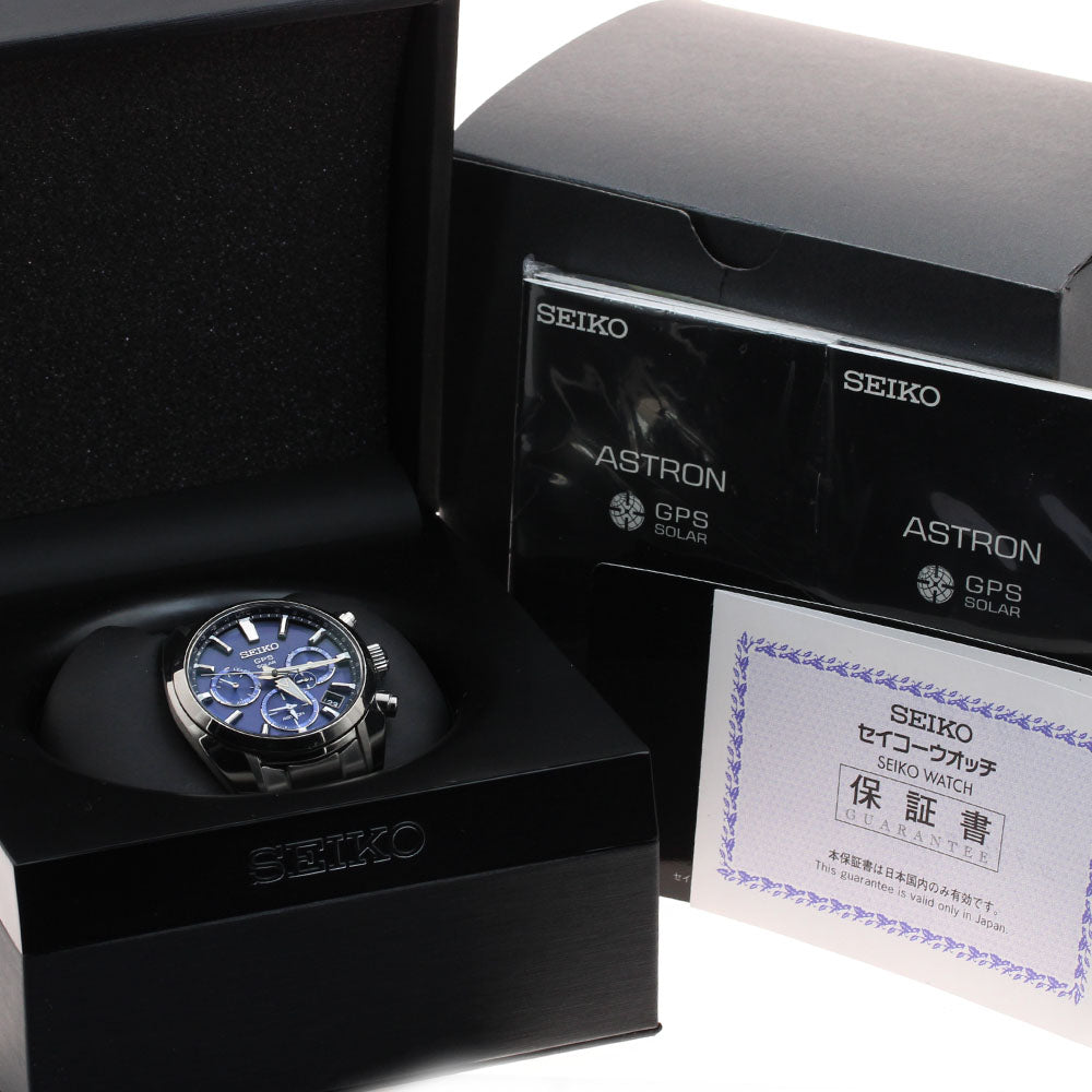SEIKO Astron SBXC019/5X53-0AJ0 GPS Solar Powered Radio Men's Watch_938595