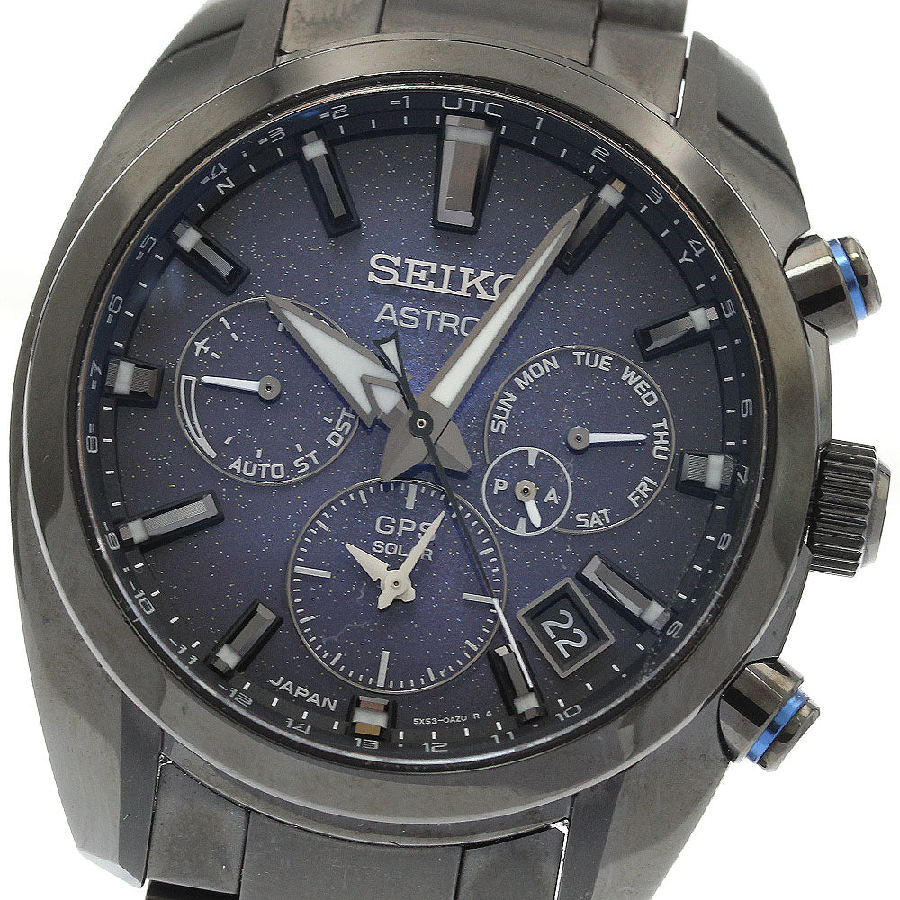 SEIKO Astron Nebula SBXC077/5X53-0BC0 GPS Solar Powered Radio Men's Watch_938599