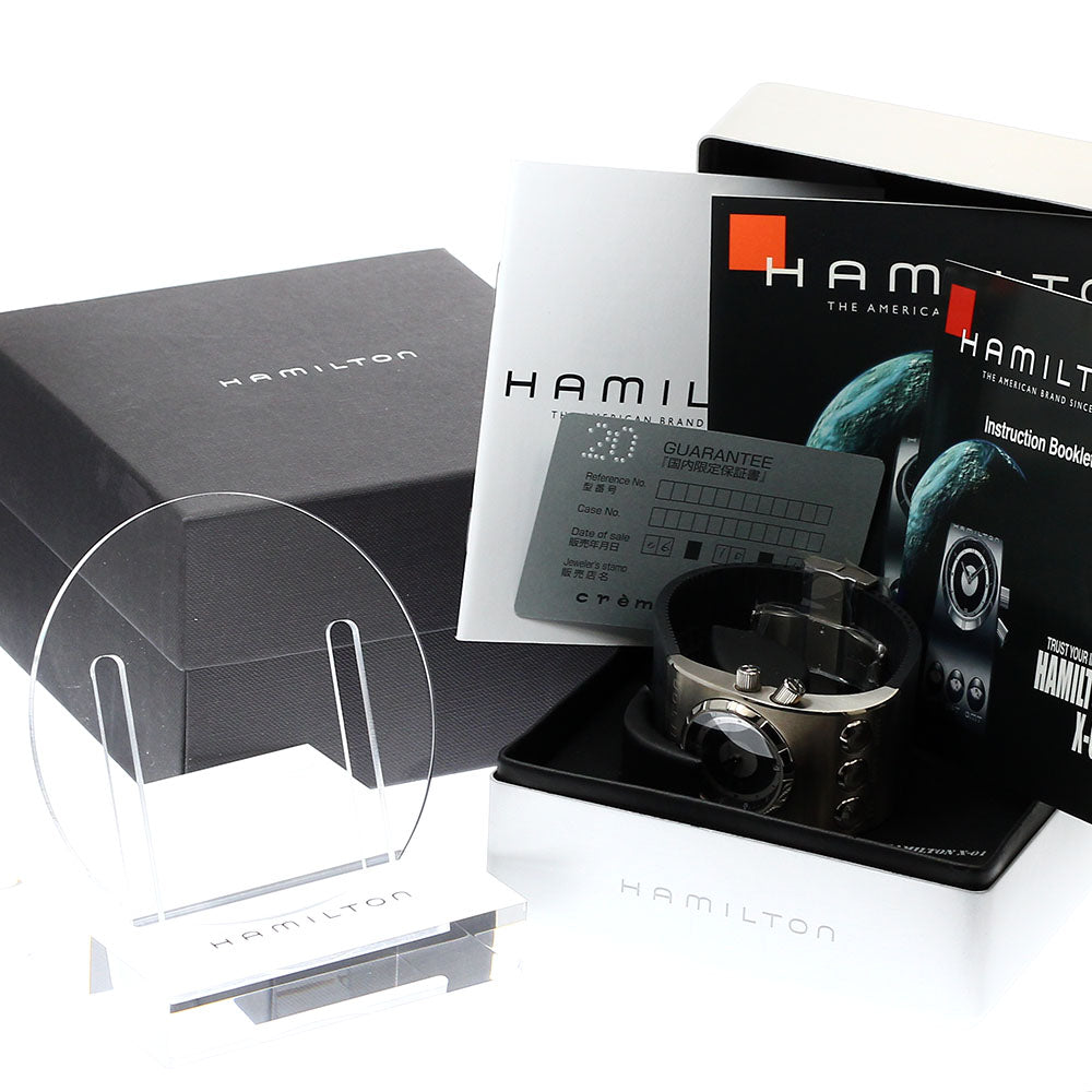 HAMILTON X-01 H515910 2001: A Space Odyssey Limited Edition (2001 pieces) Black / Silver Dial Quartz Men's Watch_938620