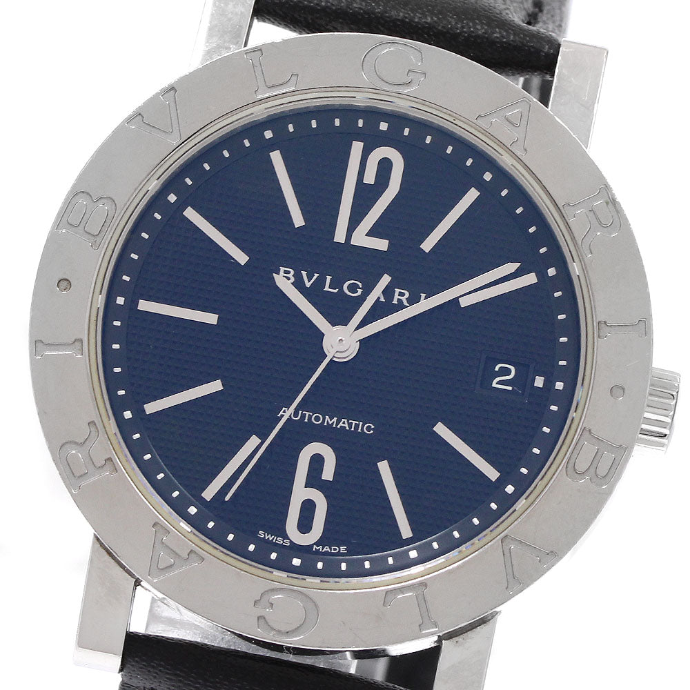 BVLGARI BVLGARIBVLGARI BB38SLAUTO Date Black Dial Automatic Men's Watch_938634