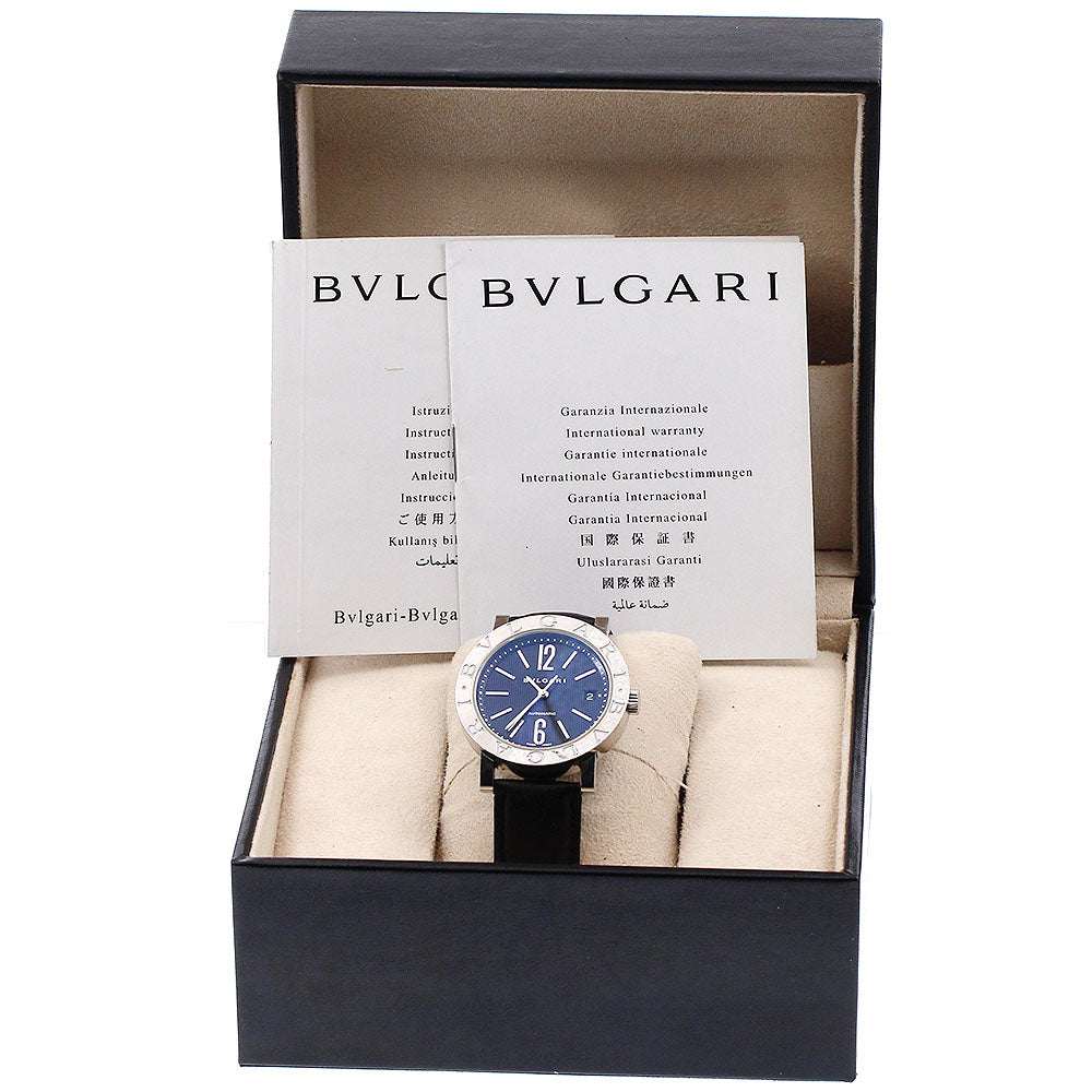 BVLGARI BVLGARIBVLGARI BB38SLAUTO Date Black Dial Automatic Men's Watch_938634