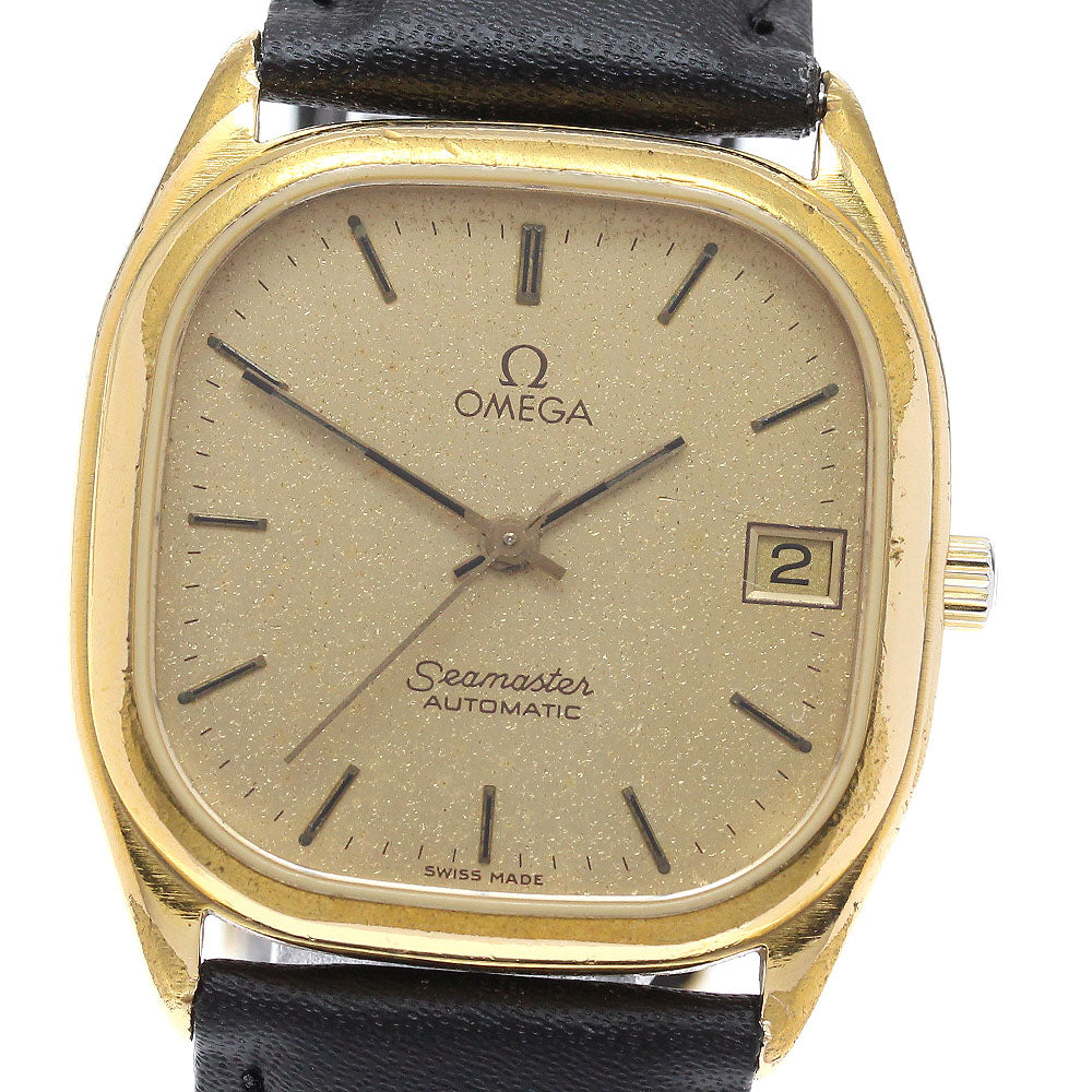 OMEGA Seamaster 166.0282/366.0882 Square Date Cal.1110 gold Dial Automatic Men's Watch_938646