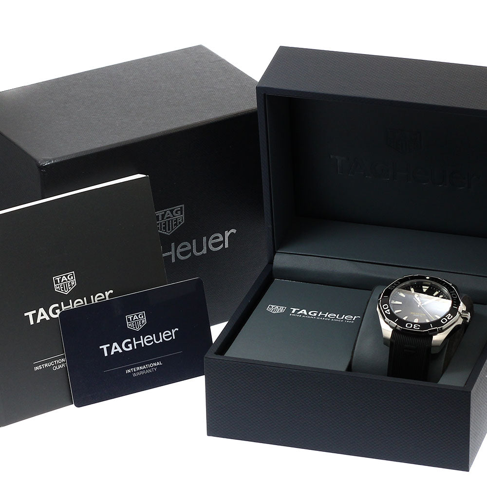TAG HEUER Aqua racer WAY101A.FT6141 Date black Dial Quartz Men's Watch_938647
