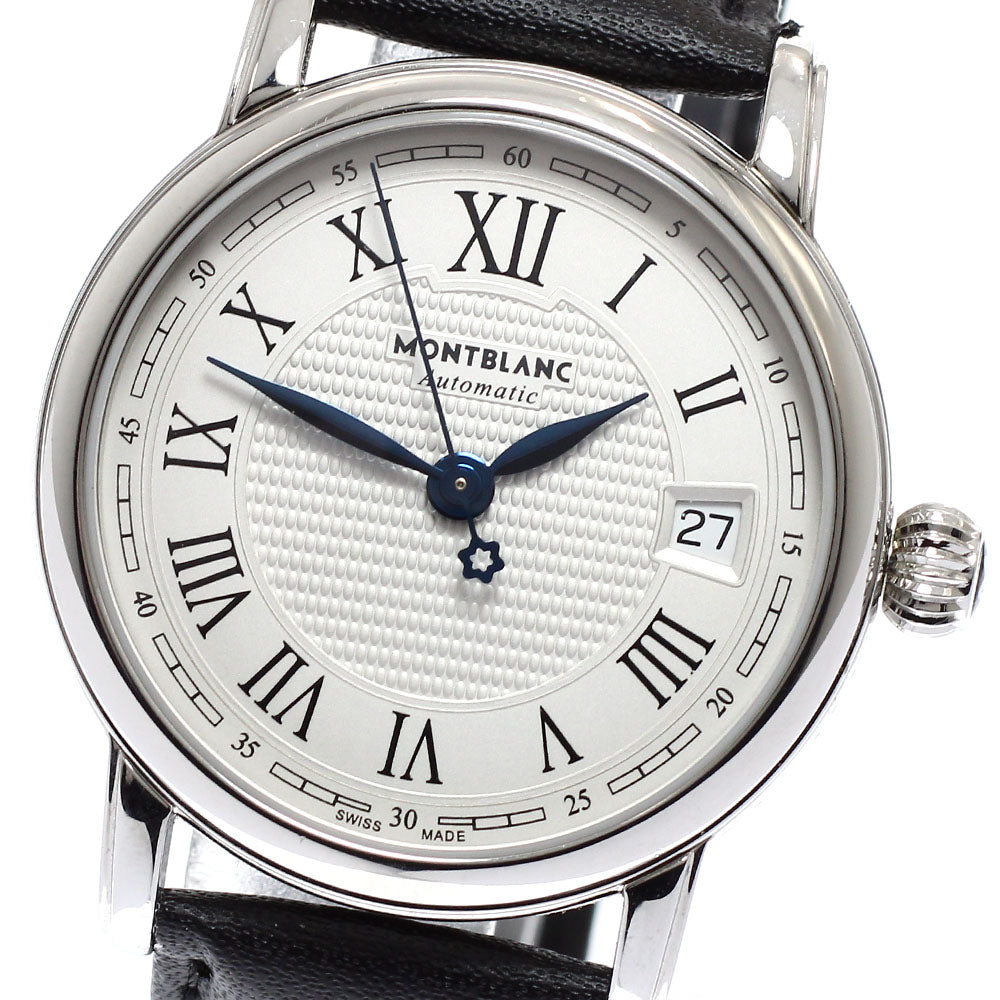 MONTBLANC Star 107115 Date Silver Dial Automatic Men's Watch_938656