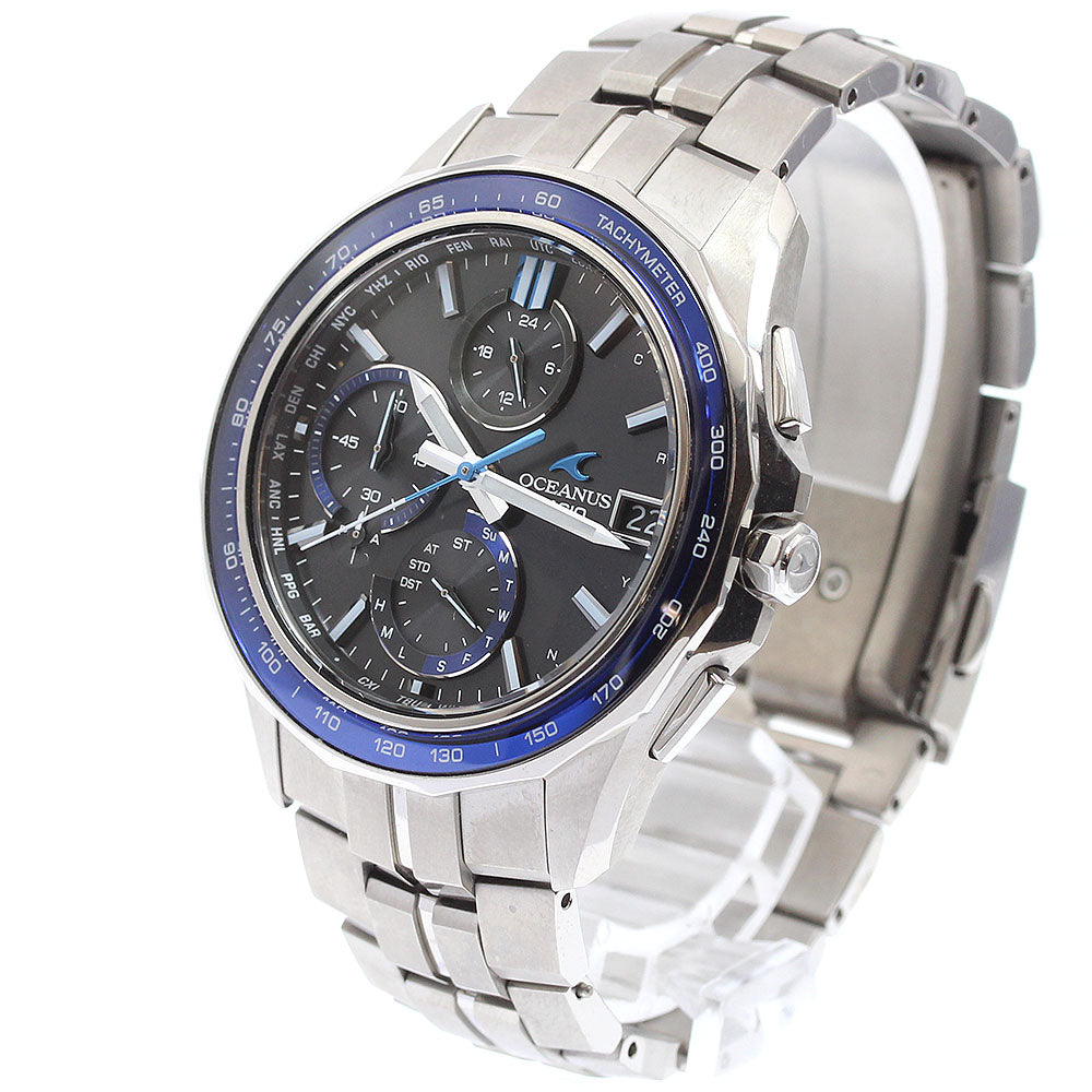 CASIO Oceanus Manta S7000 Series OCW-S7000-1AJF Solar Powered Radio Men's_938658