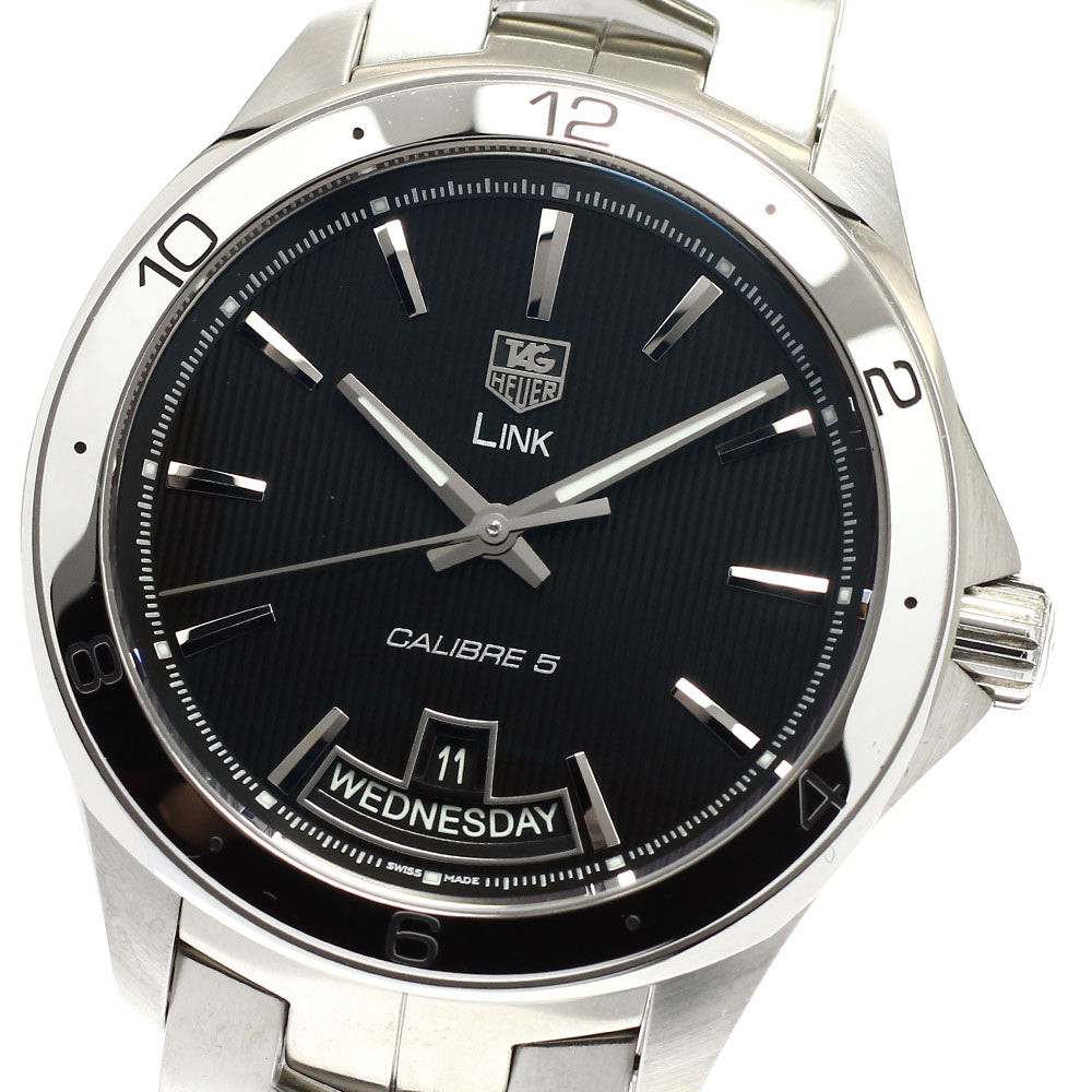 TAG HEUER Link WAT2010.BA0951 Caliber 5 day date Automatic Men's Watch_938669