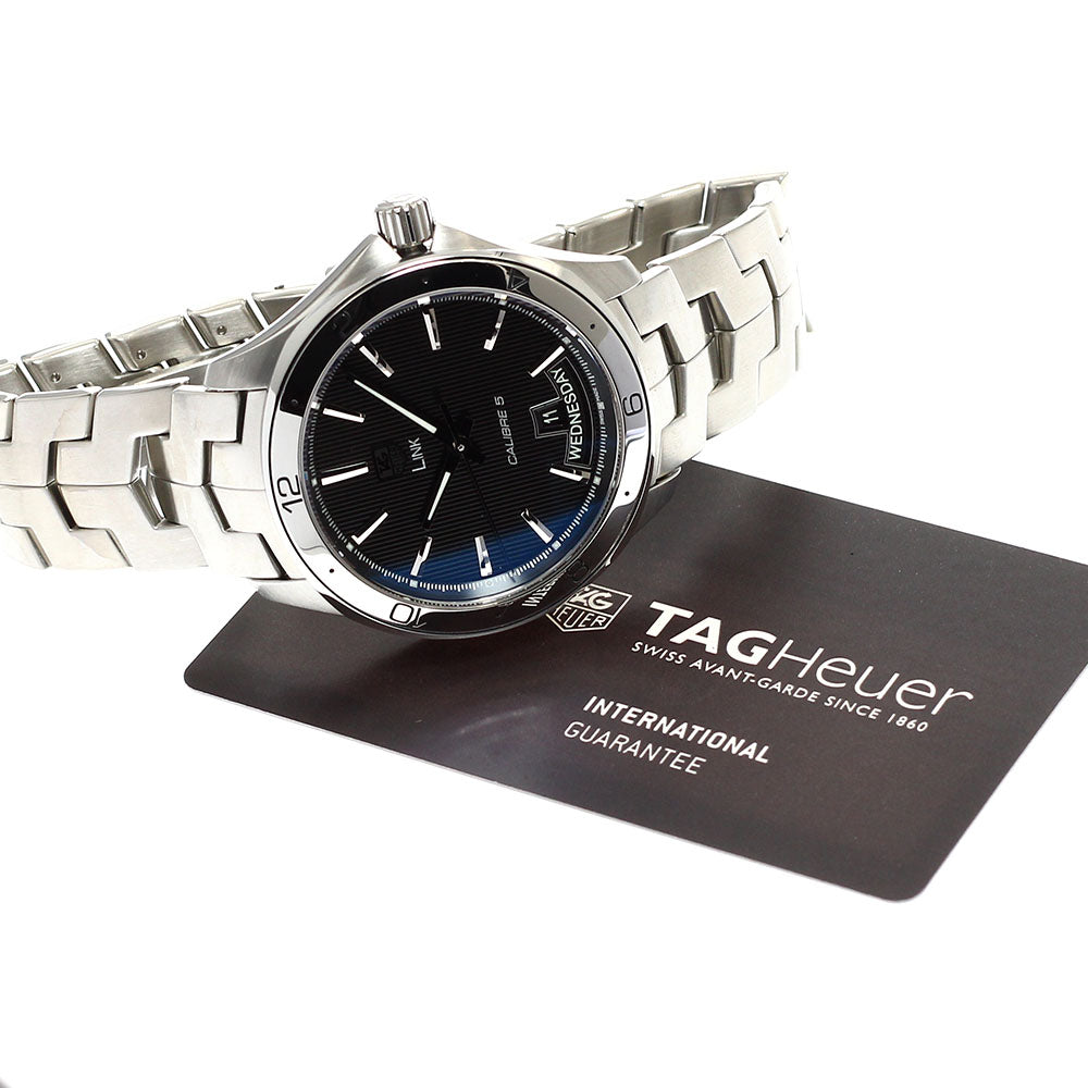 TAG HEUER Link WAT2010.BA0951 Caliber 5 day date Automatic Men's Watch_938669