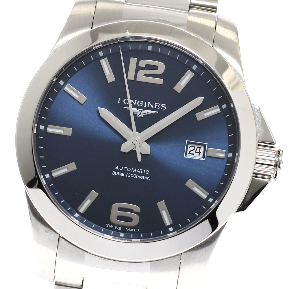 LONGINES Conquest L3.777.4.99.6 Date Navy Dial Automatic Men's Watch_938670